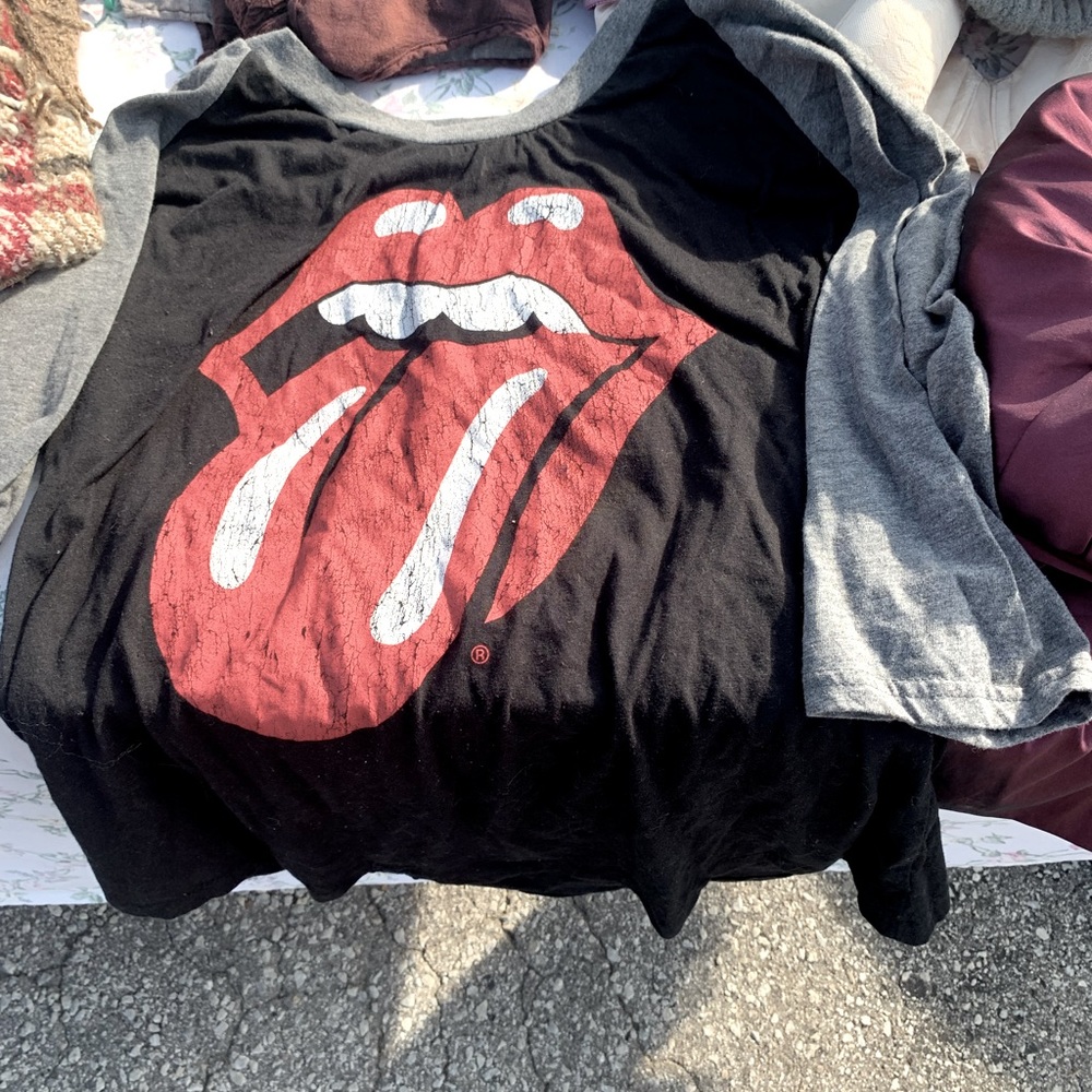 2xl Rolling Stones quarter length sleeve fitted